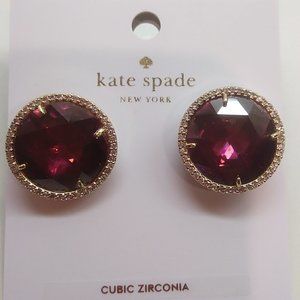 Kate Spade New Fuchsia "She Has Spark" Earrings